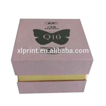 HIGH QUALITY paper soap box, soap packaging box with handle