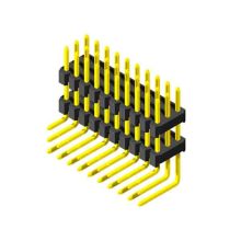 Pin 2,0 mm Triple Row Bi-plastique 90 degrés