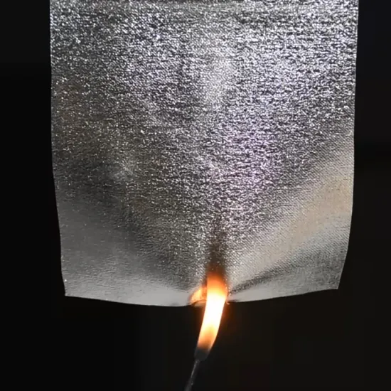 Aramid 1313 aluminum foil fabric, fireproof and heat resistant, flame retardant and insulating