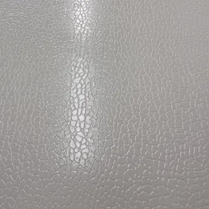 Leather Wood Grain Laminated Metal in Home Decoration