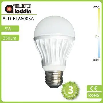5w e27 base led bulb