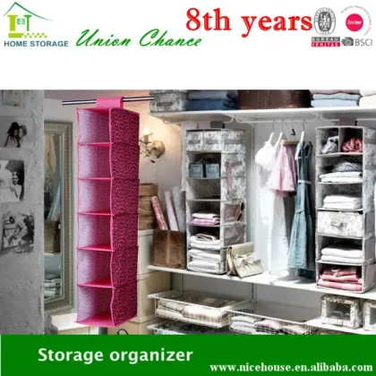 hanging closet organizer