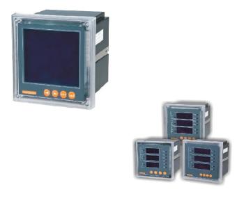 MRD-B 230V 96/80/72mm multifunction power meter with Modbus communication and digital visual panel