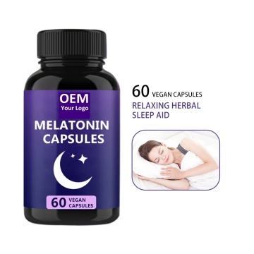 OEM Private Label Supplements Melatonin Capsules 5mg