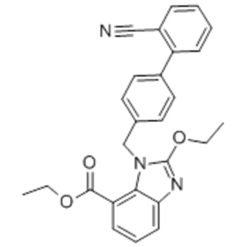 Etil-2-etoxi-1 - [[(2&#39;-cianobifenil-4-il) metil] benzimidazol] -7-carboxilato CAS 139481-41-7