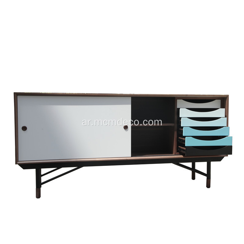 الفنلندي Juhl الجوز Credenza المقلدة