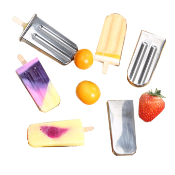Factory Direct Ice Cream Stickers & Stainless Steel Ice-Lolly Moulds: DIY Popsicle Making Tools