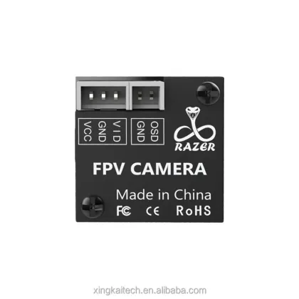 Foxeer 1200TVL Micro Razer FPV Camera - PAL/NTSC Switchable with 1.8mm Lens and 4ms Latency