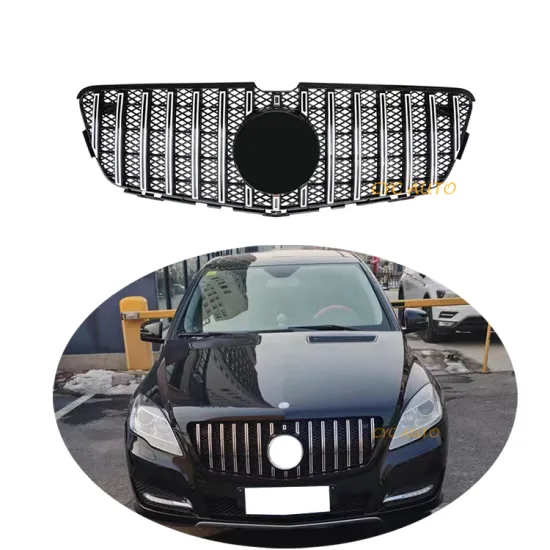 ABS GT Style Front Bumper Grille for Mercedes-Benz R-Class W251 2011-2017 R300/R320/R350/R400/R500