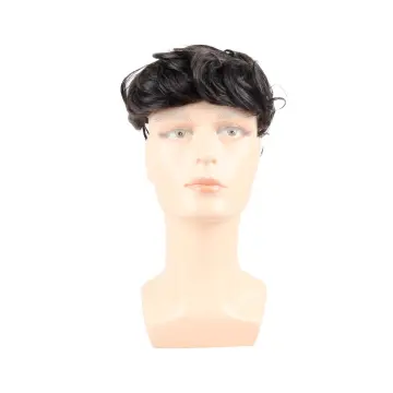 100% human hair toupee for black men wig, indian remy men toupee human hair,natural hair wig for men