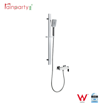 Wall Mounted Thermostatic Bath Shower Mixer Rail Showers