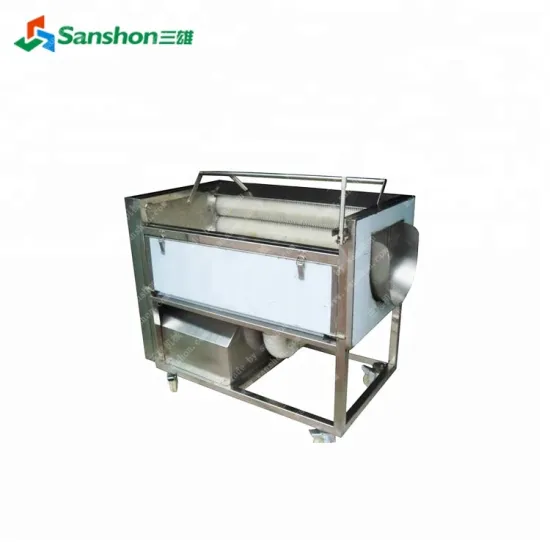 Hot Sale Industrial Automatic Potato Peelers with Brush Carrot Washing and Peeling Machine