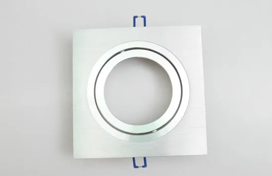 Square Recessed Adjustable Halogen Spotlights For Commercial Lighting