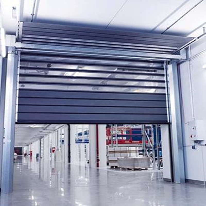 Aluminum turbine high speed roller shutter door