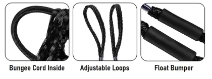 Compact Jet Ski Rope Anchor Buoy for Canoe and Jon Boat