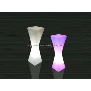 Outdoor Decoration Waterproof LED Twisted Flower Vase(F004)