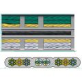 Cable móvil plano para ascensor estándar TVVBP ≤4m/s
