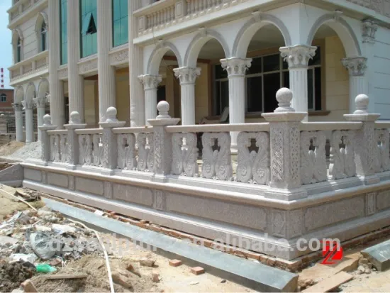 stone modern balusters,marble exterior handrails