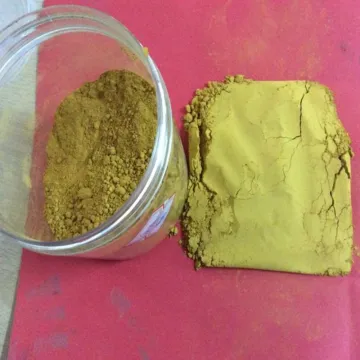 Inorganic pigment style iron oxide yellow 313