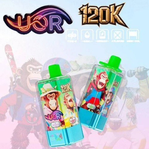 UOR 4in1 120k พัฟ vape แบบใช้แล้วทิ้ง