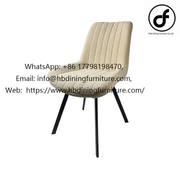 Dining Furniture Metal Frame Home Furniture Modern Luxury Dining Room Chairs Velvet Fabric Dining Chairs