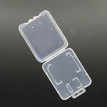 TF/SD 2-in-1 Thick Plastic Card Case - SD Memory Card Protector