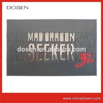 custom metal clothing labels,metal plate for bags,leather labels for jeans