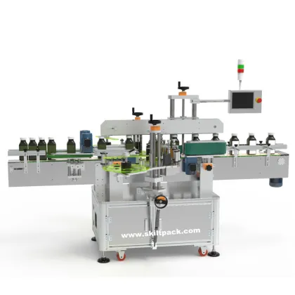 Automatic Labeling Machine for Flat Bottles - Two Sides Automation