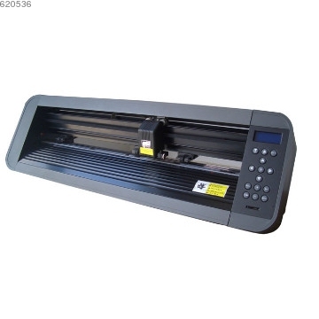 Vinyl cutter plotter with optical sensor