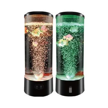 Customized Study Room LED Bubble Tower Fish Lamp