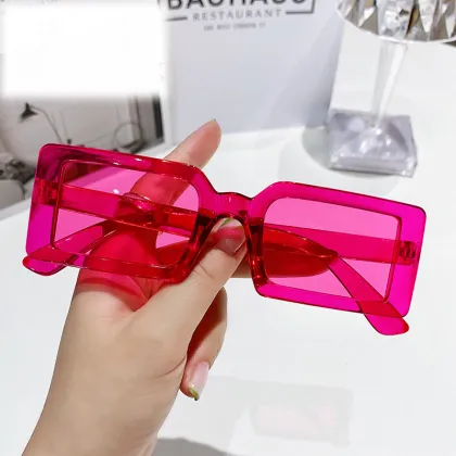 Vintage Square Sunglasses - Luxury Brand Female De Sol UV400 Rectangular Shades