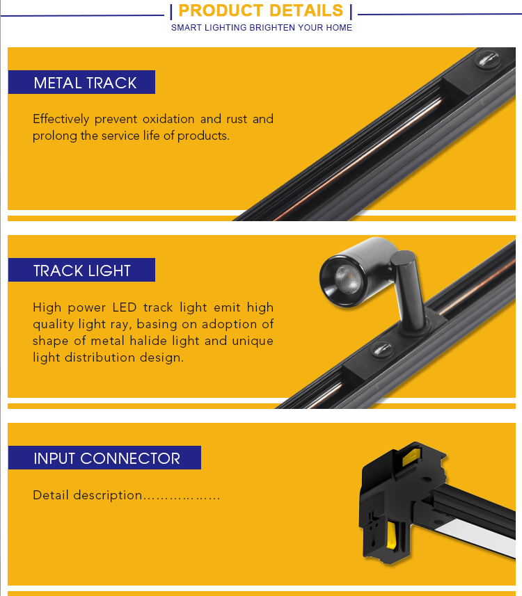 Multi-function LED Track Light