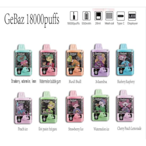 Gebaz 18000 Puffs Disposable Vape