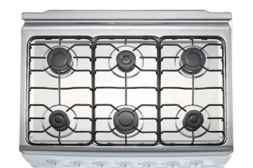 stainless steel 6-burner gas stove with oven Bolivia
