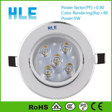 Recessed 5w round Dia Casting Downlight