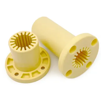 LMF Plastic Linear Bearing: Maintenance-Free Round Flange Type Sliding Wear-Resistant Bearings
