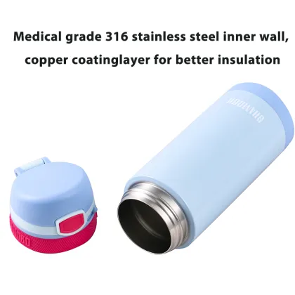Sky blue Stainless Steel Insulated Bottle