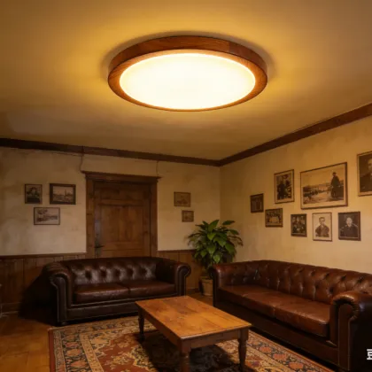 Warm home ceiling lighting