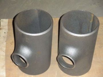 CARBON Black REDUCING 6inch TEE A234WPB