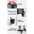 Leiser Teppich-Trommelstaubsauger mit 1800 W und 18 l – Nass-/Trockenblas-Tanksauger