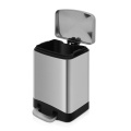 Stainless Steel Rectangular Trash Can Bathroom