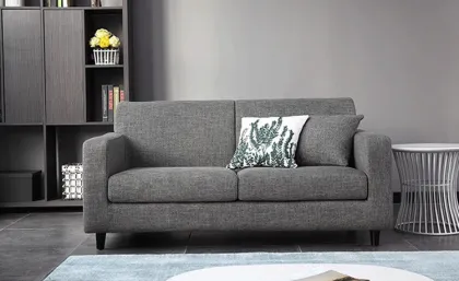 Modern European Style Fabric Sofa Loveseat for Small Spaces