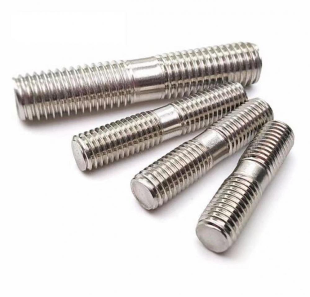 Double thread galvanized hexagon bolt