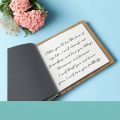 Wooden Cover Wedding Signature Guest Book