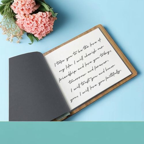 Wedding Guest Book Wooden Cover Wedding Signature Guest Book Manufactory