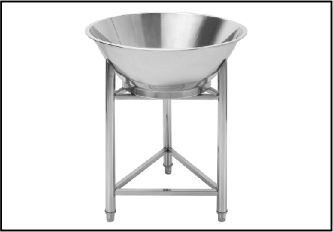 Stainless Steel Meat Stuffing Basin With Rack