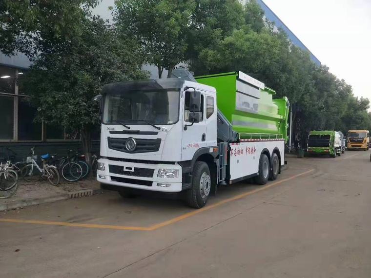 Lift Type Compressed Garbage Truck 3 Jpg