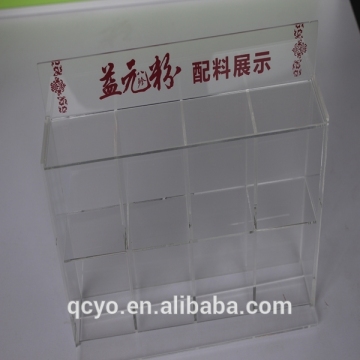 QCY-TOT-111advanced transparent exquisite acrylic display stand of shenzhen