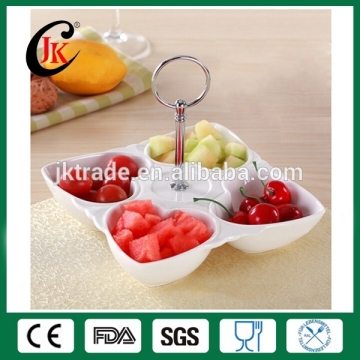 Airline Snacks White Ceramic Serving Tray