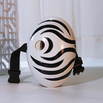 White Tiger Stripe Obito Cos Mask